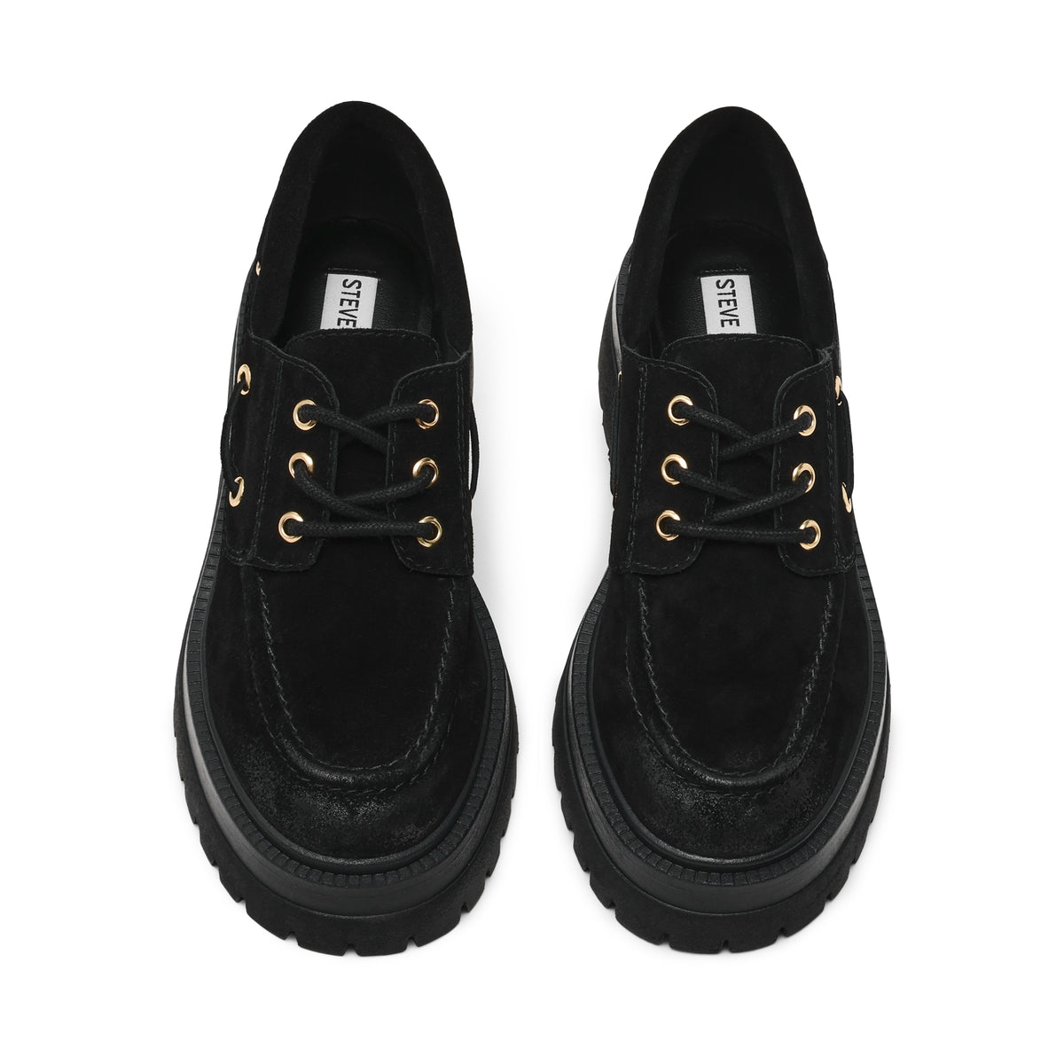 Detroit Flat Shoe BLACK SUED