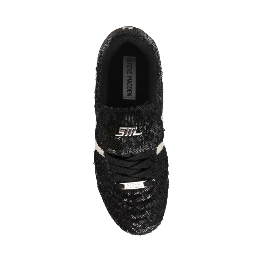 FREEKICK-SE Trainer BLACK SEQUINS
