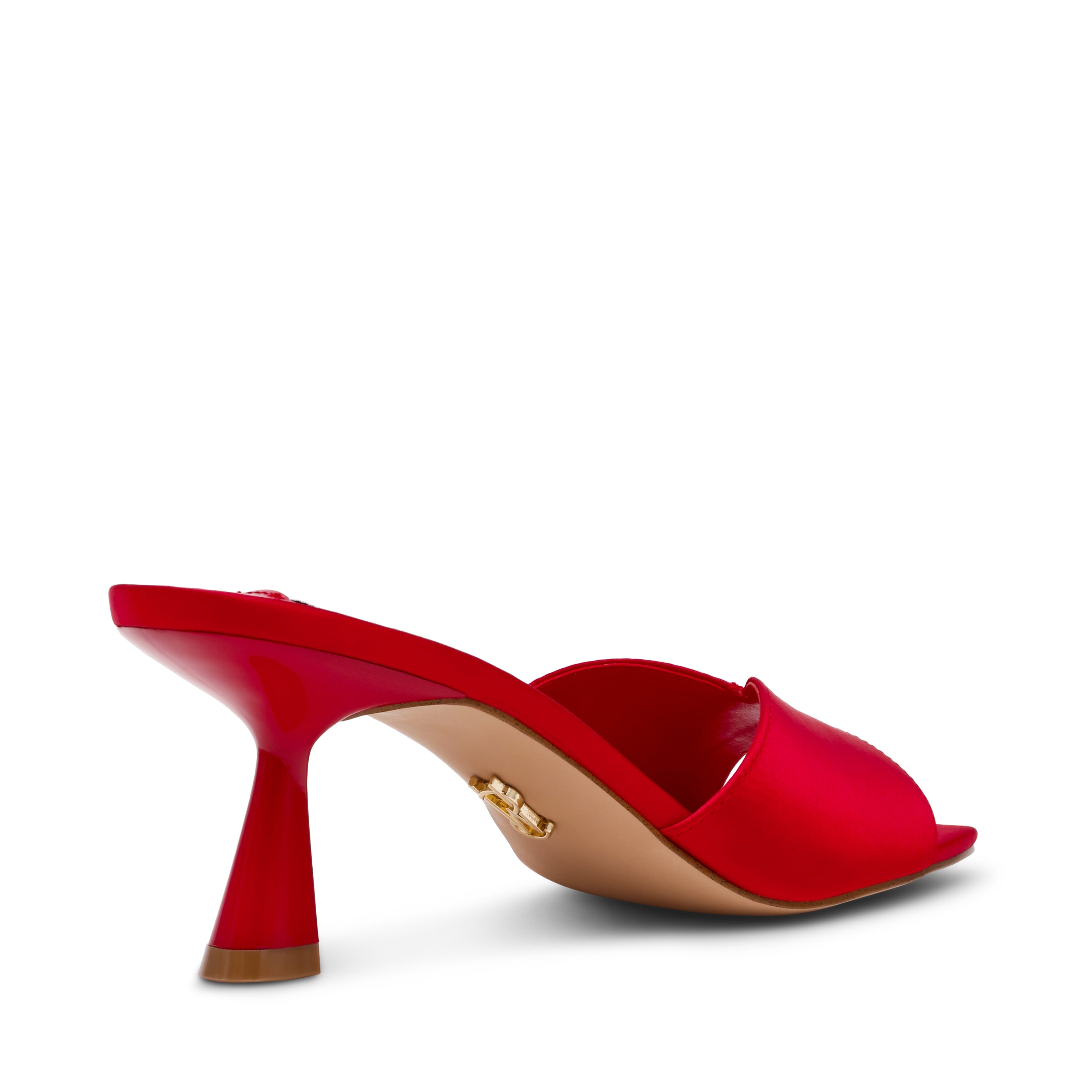 Ivie Mule RED SATIN