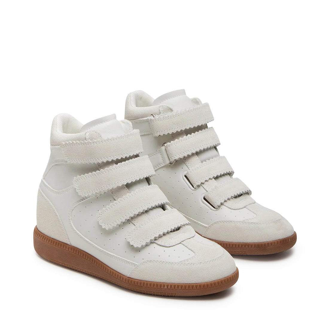 Mustang Trainer WHITE SUEDE