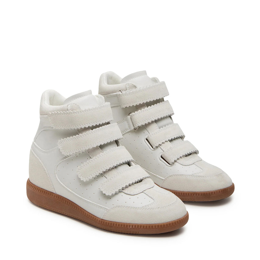 Mustang Trainer WHITE SUEDE