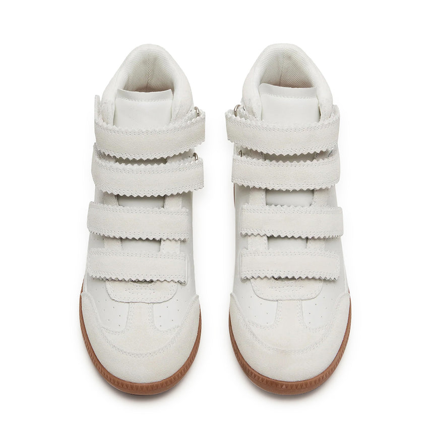 Mustang Trainer WHITE SUEDE