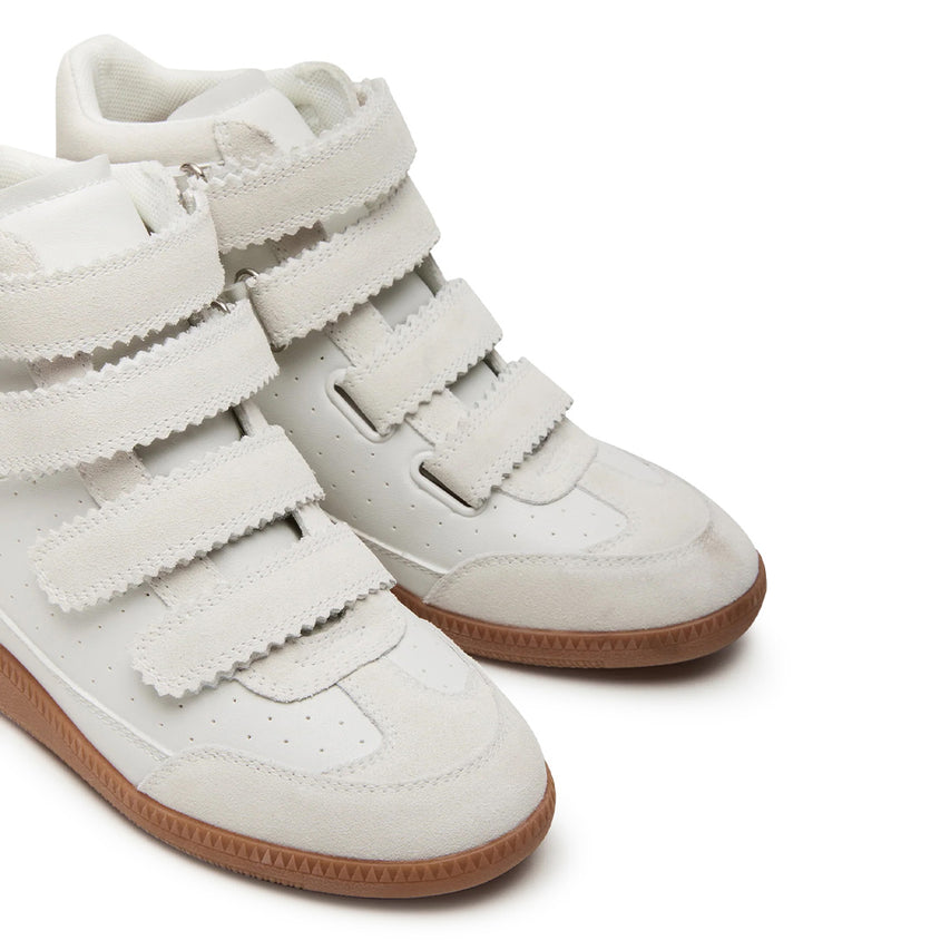 Mustang Trainer WHITE SUEDE