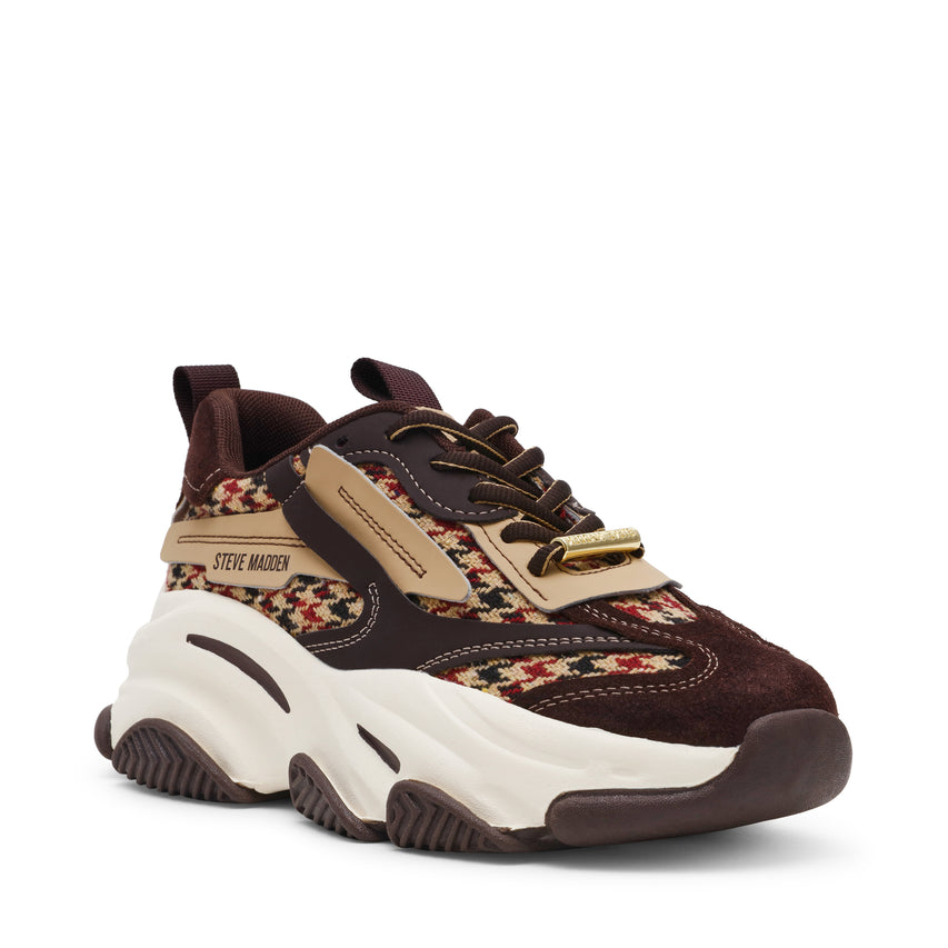 Possession-E Trainer BRN PLAID