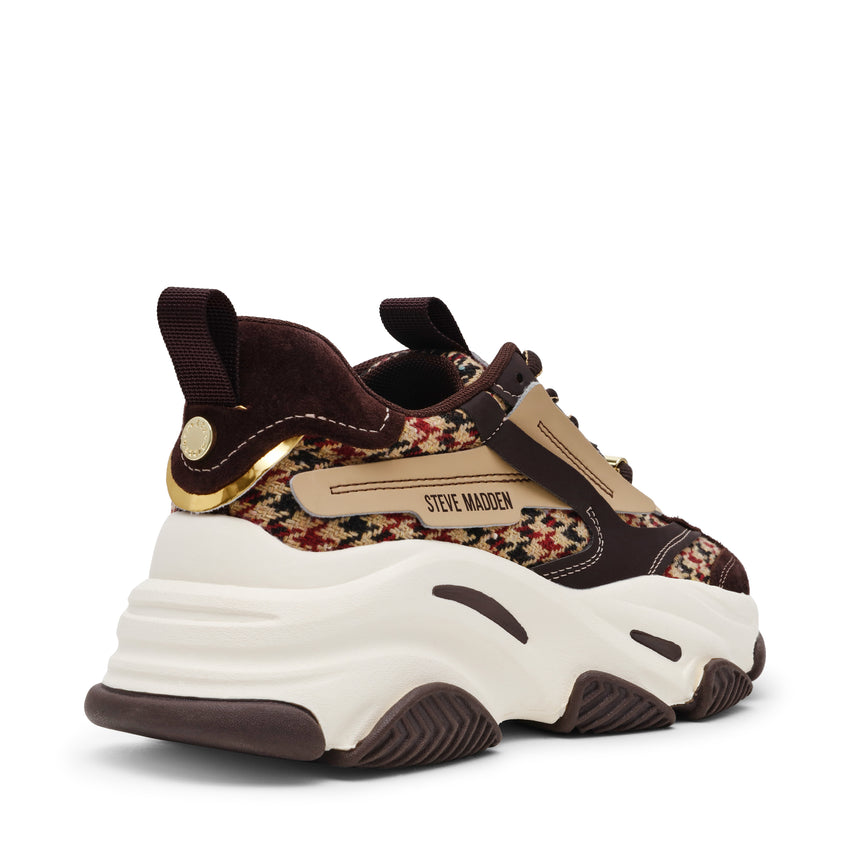 Possession-E Trainer BRN PLAID
