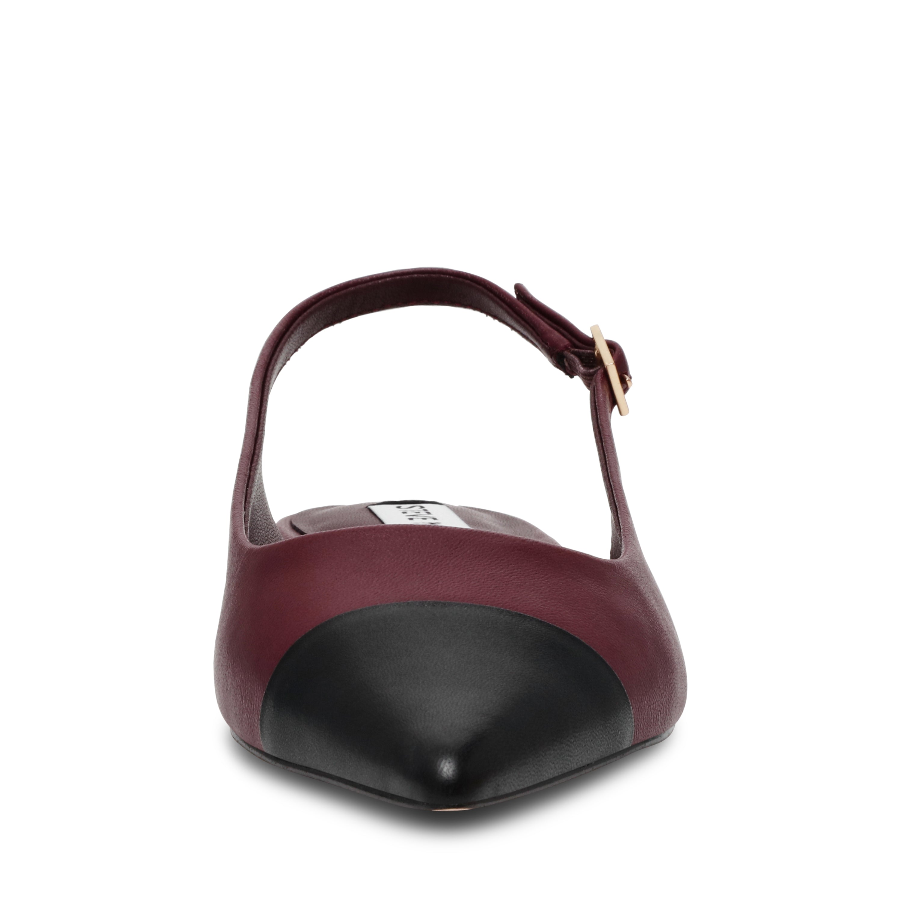 Rowyn Flat Shoe BLK/BURG