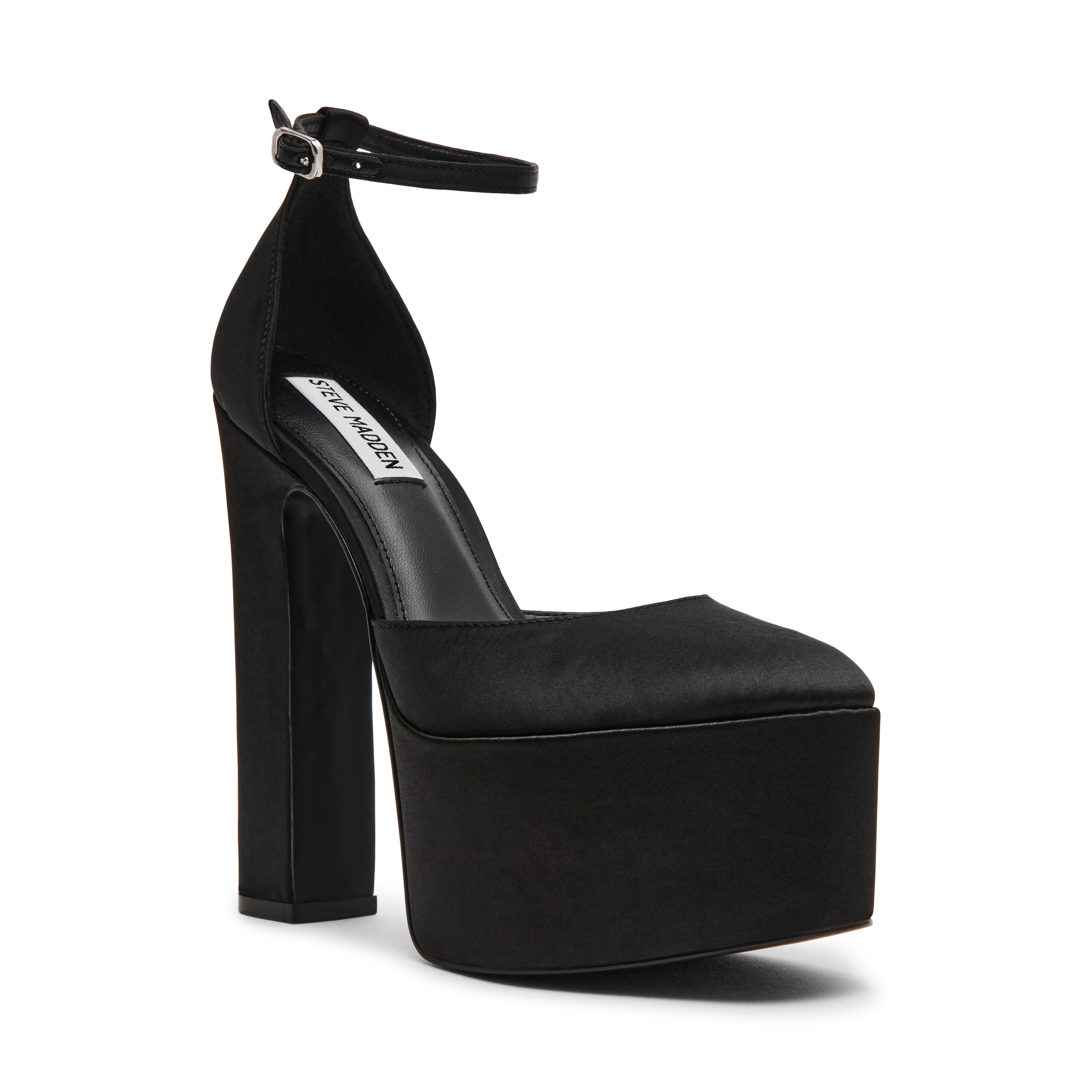 Selestine Pump BLK SATIN