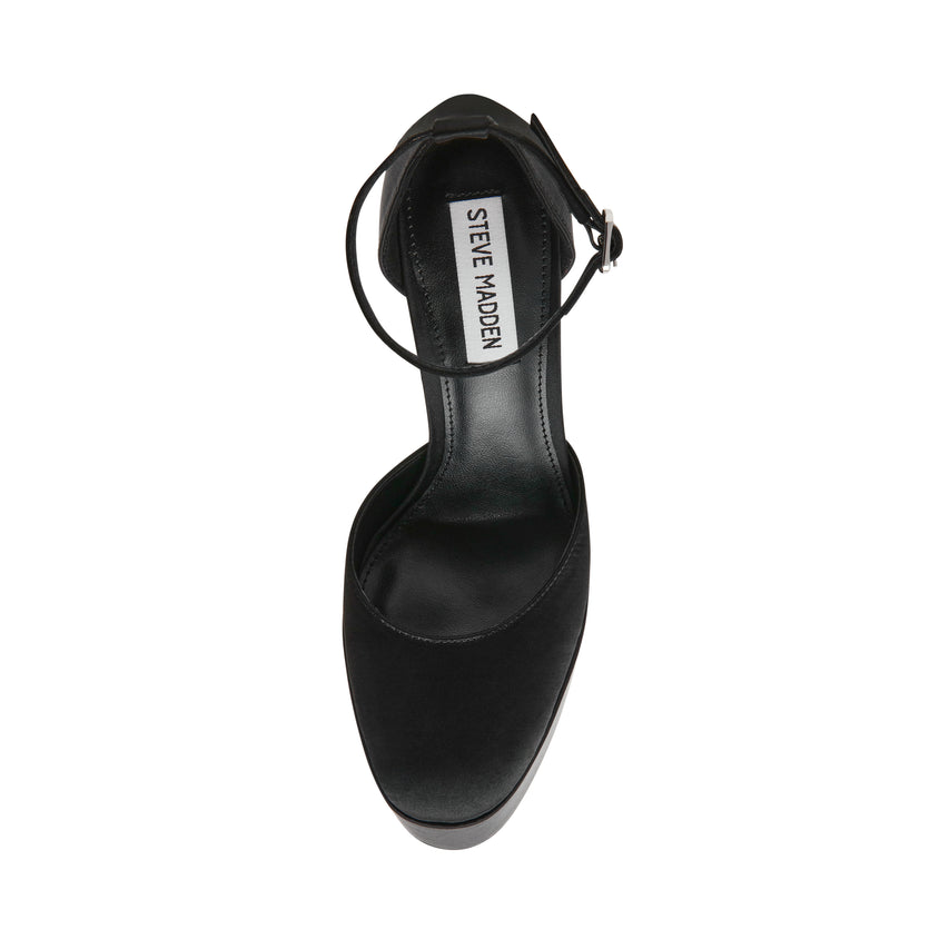 Selestine Pump BLK SATIN