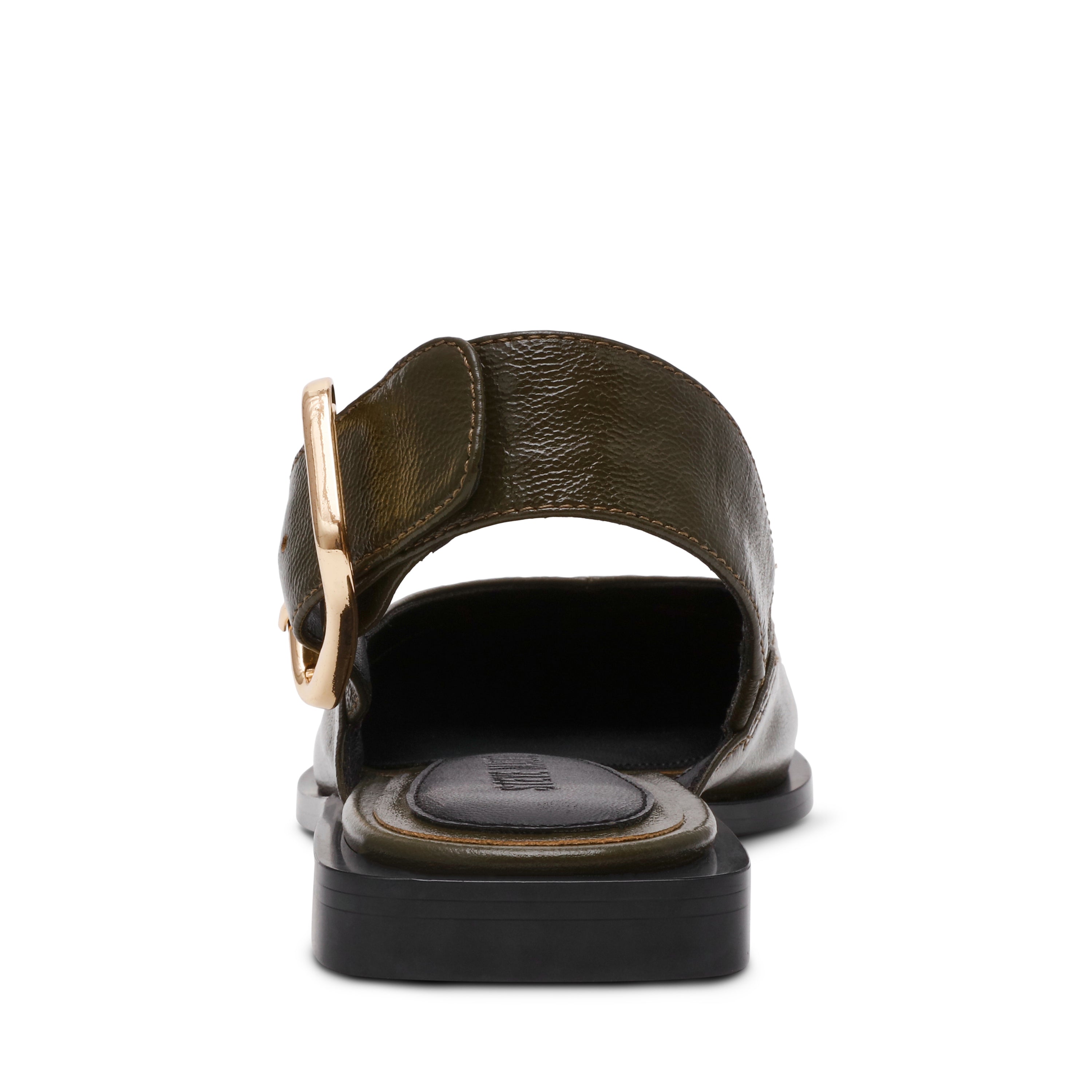 Shay Flat Shoe OLIVE LEATHER - view 4