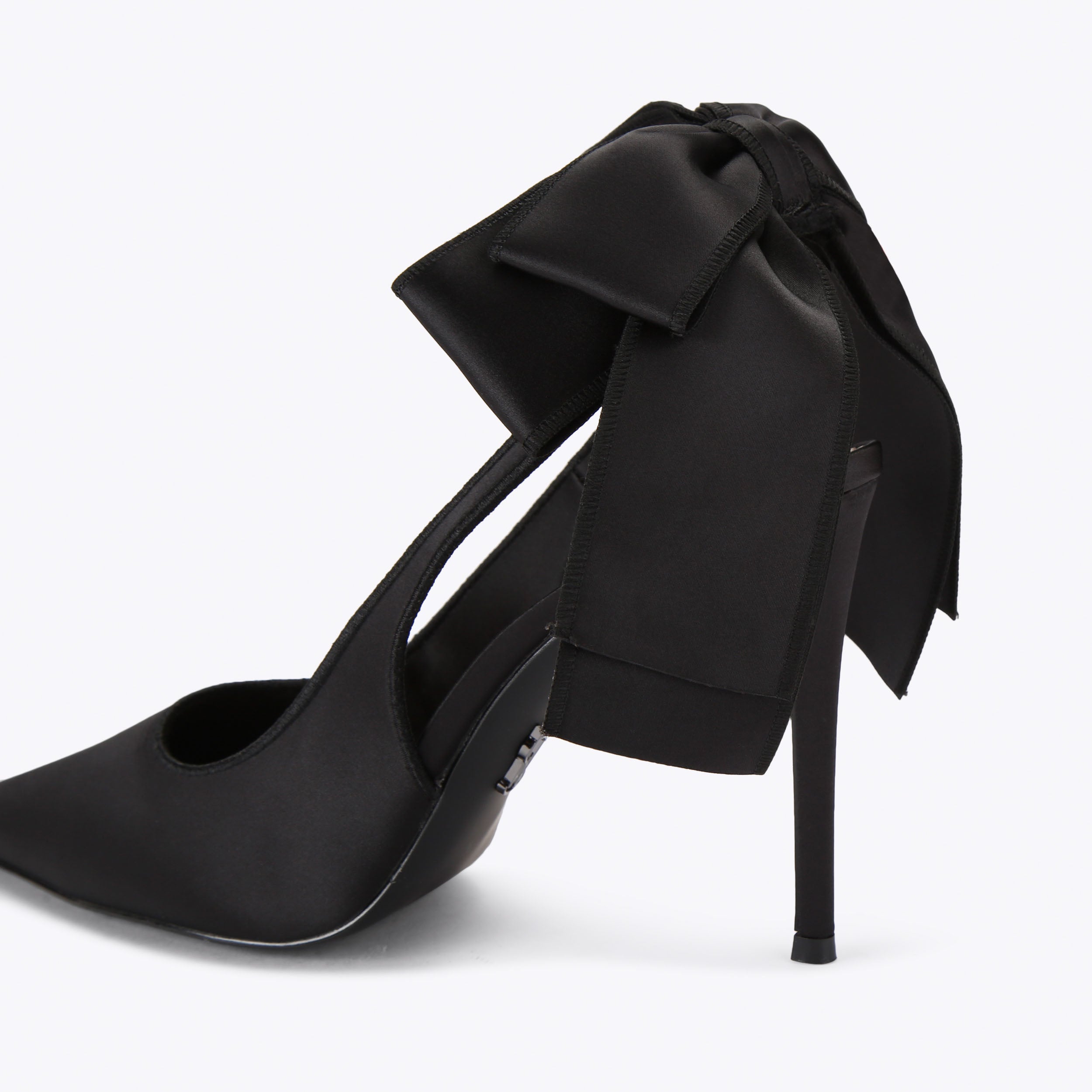 Teacup Pump BLACK SATIN - view 4