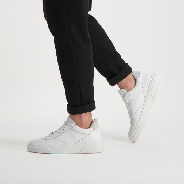 Brent Trainer WHITE LEATHER