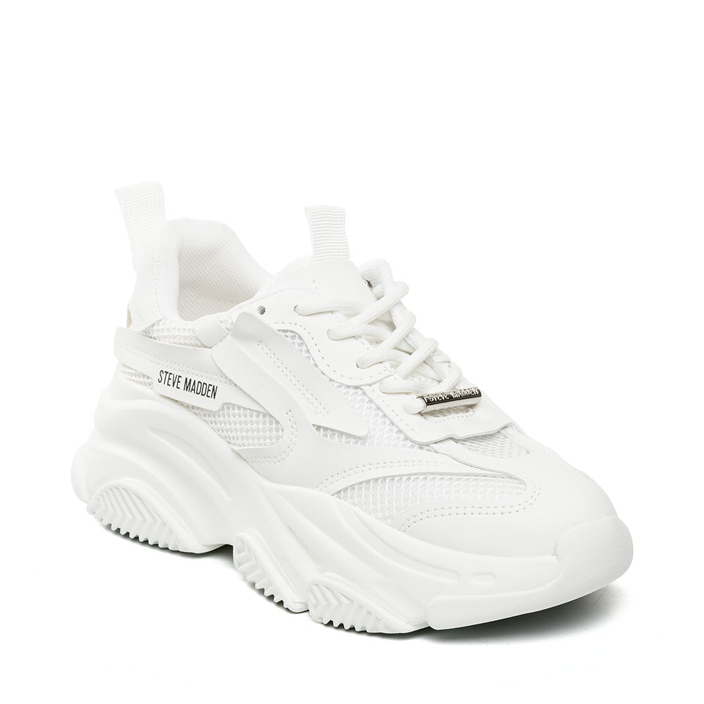 Possession-E Trainer WHITE – Steve Madden UK