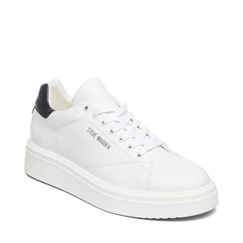 Steve madden movement white on sale leather