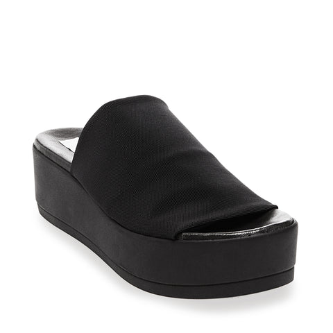 Steve madden black hot sale slinky flatform mules